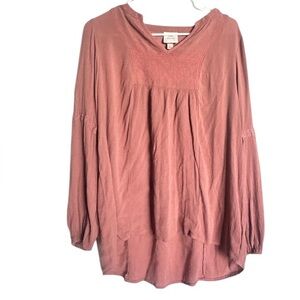 Knox Rose Dusty Pink Tunic Top